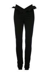 booty scrunch, frills, leggings, black leggings,