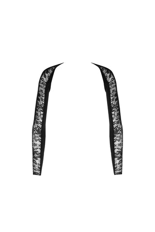Stretch lace track removable sleeves