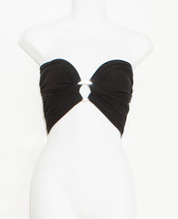 bikini, black bikini, top, multiway