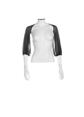 Multi way chiffon three quarter drop
