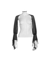 Renaissance chiffon stretchy loose sleeves