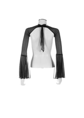 Chiffon full circle sleeves